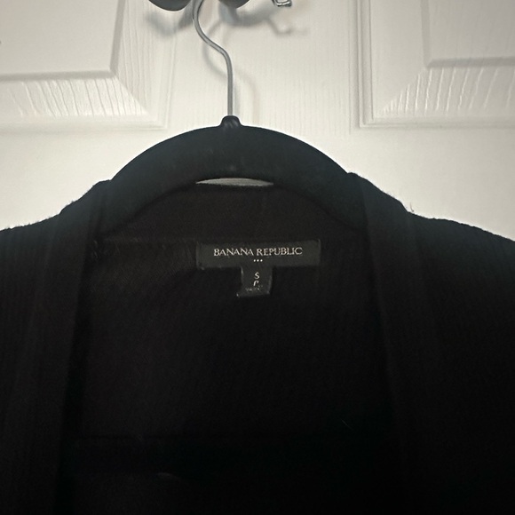 Set of 2 Office Work Cardigans Ann Taylor Banana Republic Camel and Black | XS S - Picture 5 of 10